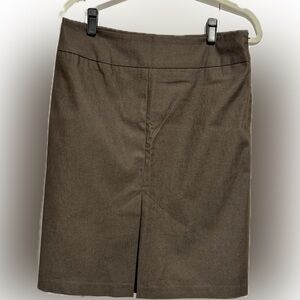 New York & Company Brown Pencil Skirt Size 6
